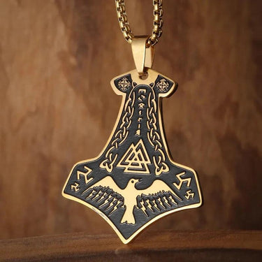 Collier Aigle Valknut - Univers Celtique